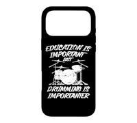Education is Important but Drumming is Importanter Case for iPhone 17 Pro Max