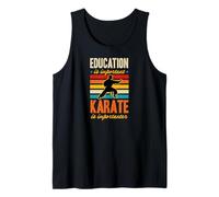 Education is Important Karate is Importanter Tank Top