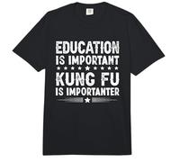 Education is Important Kung Fu is Importanter Comfort Colors Adult Heavyweight T-Shirt