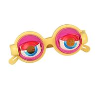 Education Quirky Ideas Funny Glasses Halloween Prank Toy Blinking Eyes Novelty Prank Glasses for and Laughter (Yellow, 14x19cm)