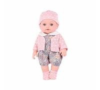 Education Realistic Doll Baby Girl 12 Inch Newborn Doll With Cute Clothes Hat Vinyl Toys Home Activities Cosplay Parenting (B, One Size)