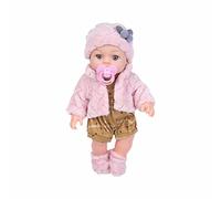 Education Realistic Doll Baby Girl 12 Inch Newborn Doll With Cute Clothes Hat Vinyl Toys Home Activities Cosplay Parenting (C, One Size)
