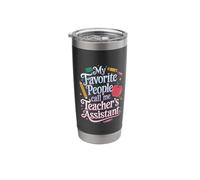 Education Teaching Teach School Call Me Teacher Assistant Stainless Steel Insulated Tumbler