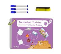 Education Writing Tools - Handwriting Practice Copybook, Tracing Workbook Sheets | Preschool Learning Materials Set, Early Literacy Training Guide, Children Writing Practice for Classroom