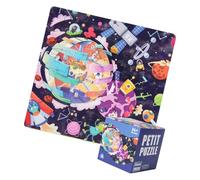 Educational 36 Pcs Colorful Small Paper Puzzles, S t | 36 Pieces Small Paper Puzzle Set, Educational Learning Activity with Various Themes, Vibrant Patterns