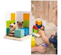 Educational 3D Wooden Panda Puzzle Bs Toys Top Quality