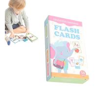 Educational 58pcs Early Childhood Flashcards - Interactive Learning for Toddlers, Preschool Activities, ABC, Numbers, Colors, Shapes, Animals