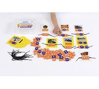 Educational Advantage EA-222 Systematic Phonics Lacing Beads Range, CVCC/CCVC Set