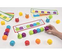 Educational Advantage Magnetic Colour Sequencing Bugs - Early Maths Learning Game - Colour recognition and patterning - Sequencing Toy - Age 3+