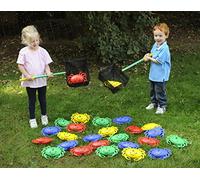 Educational Advantage Netting Alphabet Crabs - Letter Recognition and Sequencing - Literacy learning Resource - Gross Motor Giant Fishing Game - Age 2+
