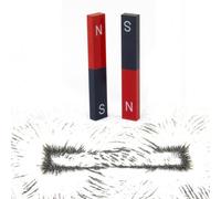 Educational Alnico Bar Magnet & Iron Filings Set For Science, Education, Experiments, Students, And Teachers