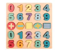 Educational Alphabet Game - 30cm Wooden Letter Learning Puzzle Board, Interactive Preschool Kindergarten Toy For Animal Color Number Cognition | Travel Friendly Home Party Activity Gift