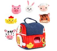 Educational - Alphabet Learning Stuffed Creatures, Sensory Development Activity Set, Soft Fabric Animals Assortment, Nursery Preschool Play Aid, Early Childhood Skill Building, Boy Girls Fun