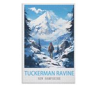 Educational and Fun Game for Elders Children Family,Tuckerman Ravine New Hampshire,Adults 1000 Piece Jigsaw Puzzle- Christmas,70x50,paper puzzle,AA-33