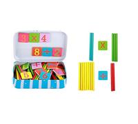 Educational Arithmetic Learning Toys for Kids - Mathematics Counting Game for Early Childhood Development - Interactive Number Playset for Learning (White, One Size)