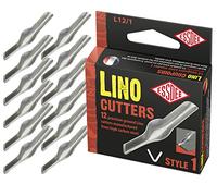 Educational Arts 71040001 L12/1 Lino Cutter Number 1, Pack of 12, Silver