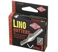 Educational Arts 71040002 L12/2 Lino Cutter Number 2, Pack of 12, Silver