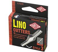 Educational Arts L12/3 Lino Cutter No 3 Pk12 (Box), Silver