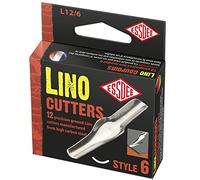 Educational Arts L12/6 Lino Cutter No 6 Pk12 (Box), Silver