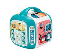 Educational Baby Activity Cube Learning Toys for Toddlers 1 2 3 Years Old Boys Girls Infant Musical Developmental Sensory Play (A, One Size)