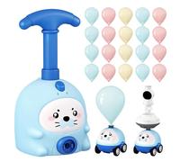 Educational Balloon Launcher, STEM Race Car Toy, Air Powered Vehicles Experiment Kit, Fun Learning Science Game, Interactive Launcher Toy Last