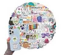 Educational Biology Stickers - 110pcs Waterproof PVC Decals Science Learning Set Cute Fun Designs | Perfect for Laptop Notebook Bottle Skateboard Bicycle Decoration School Classroom Study Gift