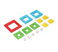 Educational Building Block Toy Plastic Material Tower Set Colorful Blocks for Toddlers Above 3 Years Old, Ideal Developing Hand-eye Coordination
