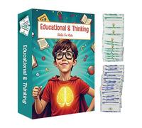 Educational Card | Storytelling Stem Toys - Compact Interactive Game for Preschool Classroom School Travel Group Activity Boys Girls Ages 3-8
