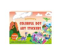 Educational Cartoon Dot Stickers Great for Early Learning Activities Colorful Art Sticker