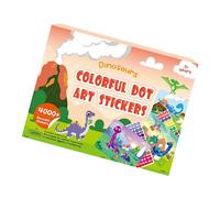 Educational Cartoon Dot Stickers Great for Early Learning Activities Set of Dot Art Sticker