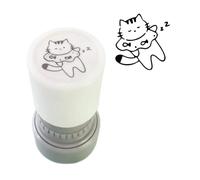Educational Cartoon Kitten Stamper for Card Making Scrapbooking Clear Print Stamper