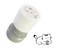 Educational Cartoon Kitten Stamper for Card Making Scrapbooking Kids Craft Stamper