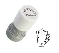 Educational Cartoon Kitten Stamper for Card Making Scrapbooking Simple Stamper