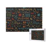 Educational Chemistry Equation Experiment,1000 Pieces Wooden Jigsaw Family Game Jigsaw Puzzles for Adults Teens Home Decor