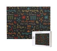 Educational Chemistry Equation Experiment,500 Pieces Wooden Jigsaw Family Game Jigsaw Puzzles for Adults Teens Home Decor