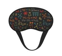 Educational Chemistry Equation Experiment, Full Eye Covers Light Blocking Eye Masks Blackout Sleep Eye Muffs