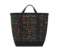 Educational Chemistry Equation Experiment,Lunch Bags Large Capacity Insulated Tote Bag For Women Men Work Picnic Travel