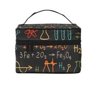 Educational Chemistry Equation Experiment, Makeup Bag, Portable Cosmetic Bag for Women - Travel Cosmetic Organizer, Toiletry Pouch, The Go-to Gift That Never Disappoints for Special Moments
