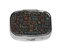 Educational Chemistry Equation Experiment,Meta Pill Box 2 Compartment Medicine Case,Portable Organizer,Rectangle Meta Portable Organizer Pill Box 1470 Compartment Medicine Case