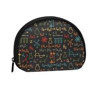 Educational Chemistry Equation ExperimentSmall Makeup Sanitary Napkin Storage Bag,Women's Cosmetic Coin Purse