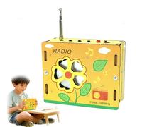 Educational Children Toys DIY Mini Radio, Wooden Puzzle STEM Educational Toy ,DIY Science Experiment, Perfect Educational Gift to Enhance Critical Thinking & Cognitive Skills (1pc)