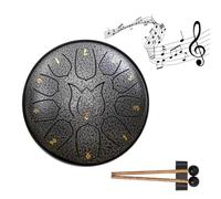 Educational Children's Music Enlightenment Drum Rainy Drum Outdoor Drum Tongue Empty Symphony Inches Hand F5H2 Steel 6-12 Night