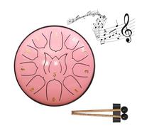 Educational Children's Music Enlightenment Drum Rainy Drum Outdoor Drum Tongue Hand F5H2 Symphony Empty Steel 6-12 Inches Night