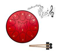Educational Children's Music Enlightenment Drum Rainy Drum Outdoor Drum Tongue Symphony Night Hand Empty F5H2 Inches 6-12 Steel