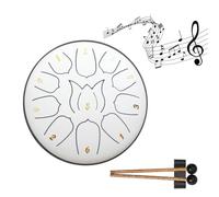Educational Children's Music Enlightenment Drum Rainy Night Symphony Empty Tongue Outdoor Drum Hand 6-12 Drum Inches Steel