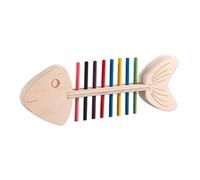 Educational Color Sorting Toy - Fish Bone Stack Puzzle, Digital Match Game | Interactive Learning Tool, Preschool Skill Builder, Dynamic Practical Set,