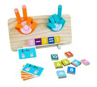 Educational Counting Set | Toddler Number Skill Toy | Math Manipulative Kit With Hand Recognition Boards For Preschool Classroom Lessons, Homeschool Supplies, Cognitive Learning Tools, And Foundationa