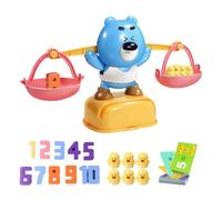 Educational Counting Toys - Balance Math Game, Learning Number Activity | Cartoon Duck Scale, Bear Balance Set, Interactive STEM Toy, Early Preschool Playset, Creative Teaching Tool for Tod