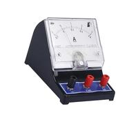 Educational Current Meter for School Labs Case Accurate Science Projects Analog Clear Scale Pointers Display Analog