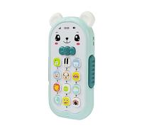 Educational Cute Baby Mobile Phone Toy for Toddlers Double Language Learning for 1 2 3 Year Old Boys Girls Interactive Toy (Sky Blue, One Size)
